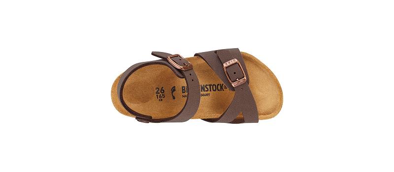 Birkenstock Birkibuc Regular Rio Børn Brune | DK 128GSO